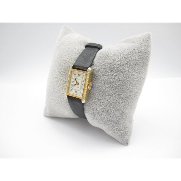 Women Pedre Hand Wind Analog 14mm Tank Roman Numerals Watch (H877) - Picture 4 of 9